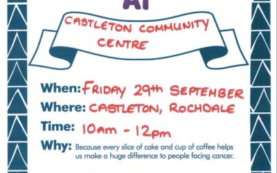 Macmillan Cancer Coffee Morning – 29th September 2017
